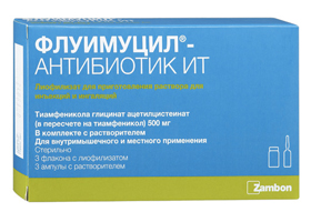 Флуимуцил — антибиотик ИТ